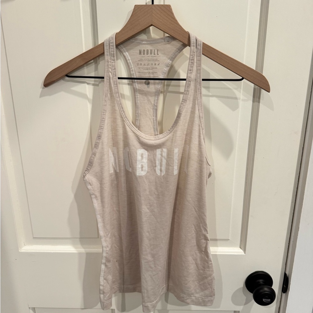 NOBULL Women's Cream Tank Top